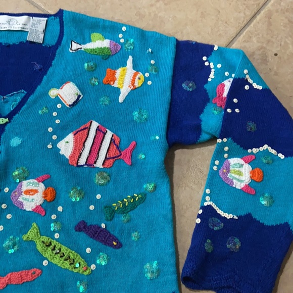 Vtg Design Options by Philip & Jane Gordon cardigan - Picture 14 of 16